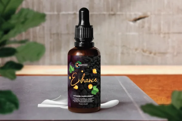 Enhance kapi sa uljem crnog kima, resveratrolom i vitaminima D3 i K2 za podršku imunitetu