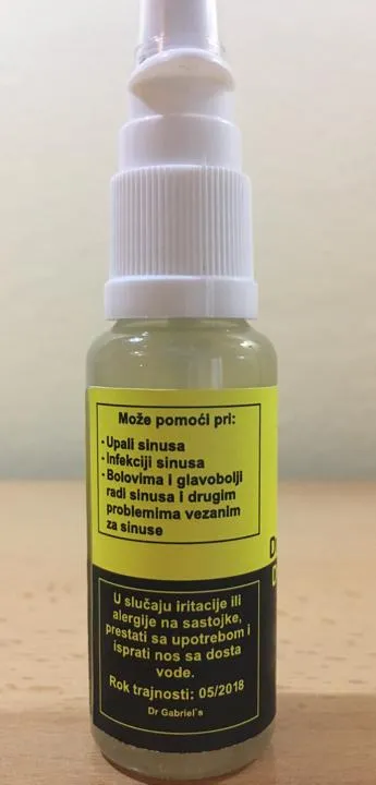 prirodni sprej za nos za olakšanje disanja kroz nos