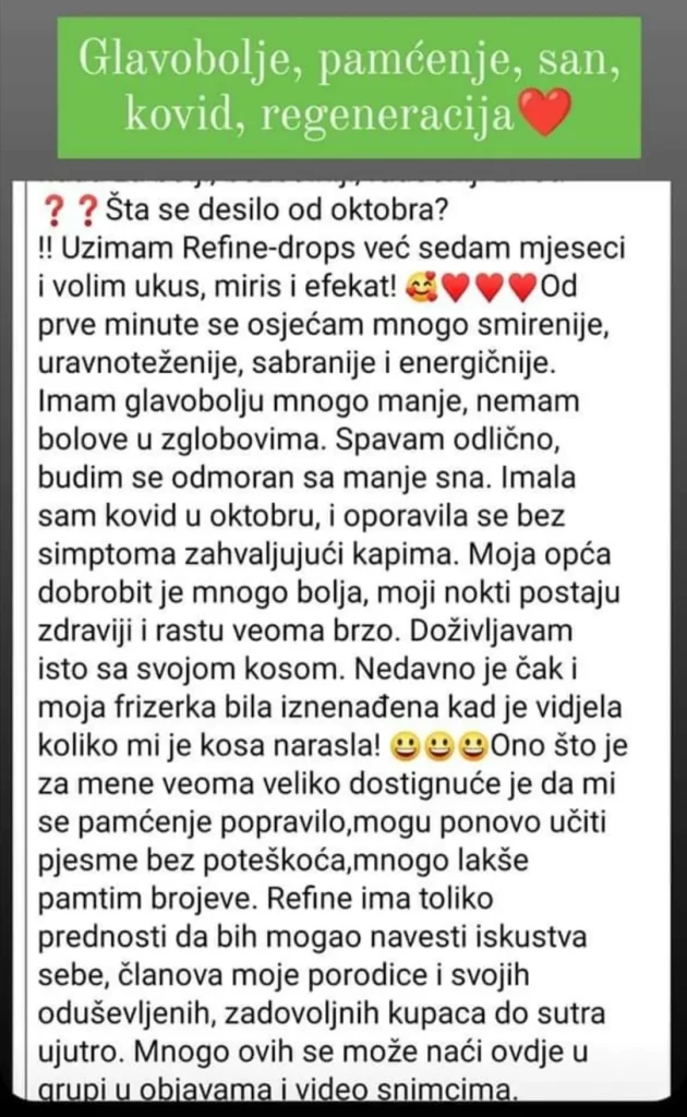 Iskustva korisnika sa prirodnim NHG Refine kapima
